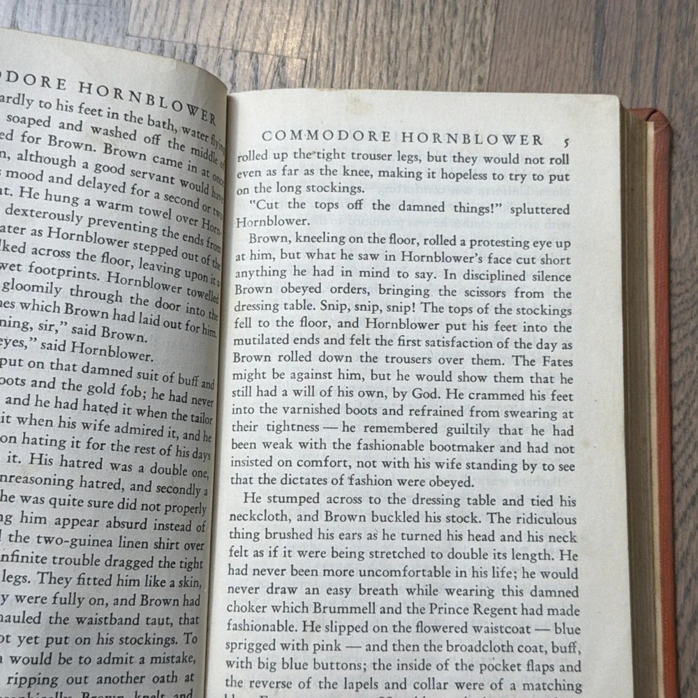 COMMODORE HORNBLOWER -by C. S. Forester 1945 1ST edition‎ 2nd printing ex-lib